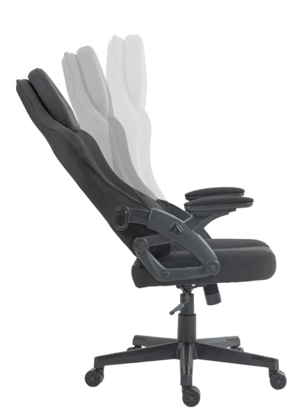 Deltaco Gaming DC310 Pehme&auml; Pellavakangas - pelituoli, Musta