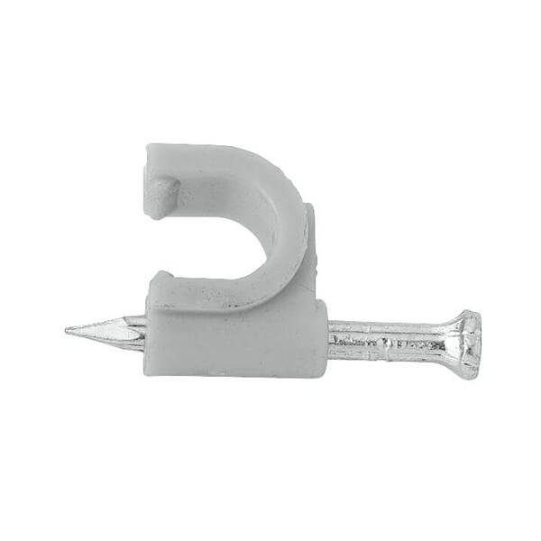 Nail Clip for SAT/Antenna Cab les up to &oslash; 7 mm, 25 pieces