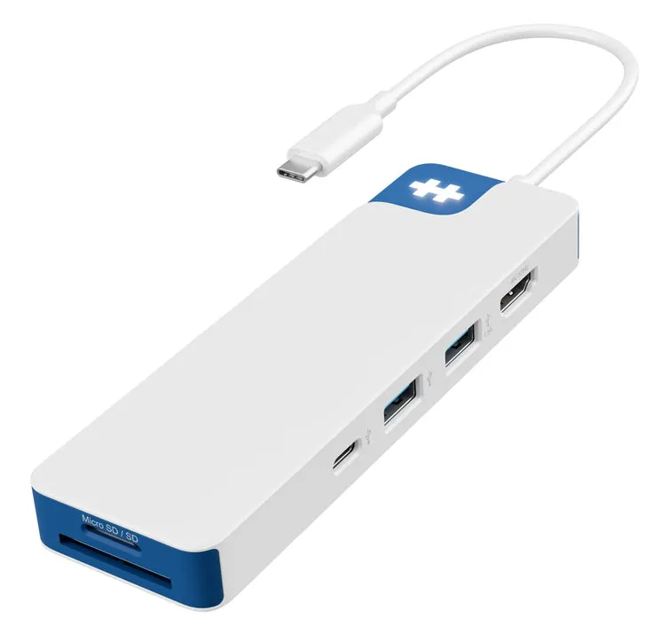 Hyper HyperDrive Flex 8 Port USB-C Hub Blue Hyper HyperDrive Flex 8 Port USB-C Hub Blue
