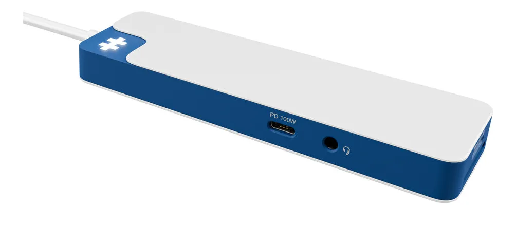 Hyper HyperDrive Flex 8 Port USB-C Hub Blue Hyper HyperDrive Flex 8 Port USB-C Hub Blue