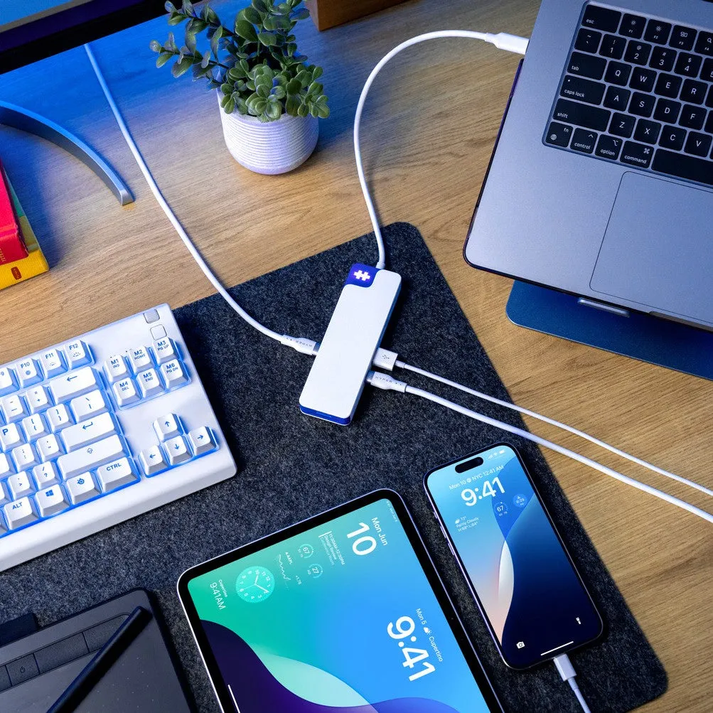 Hyper HyperDrive Flex 8 Port USB-C Hub Blue