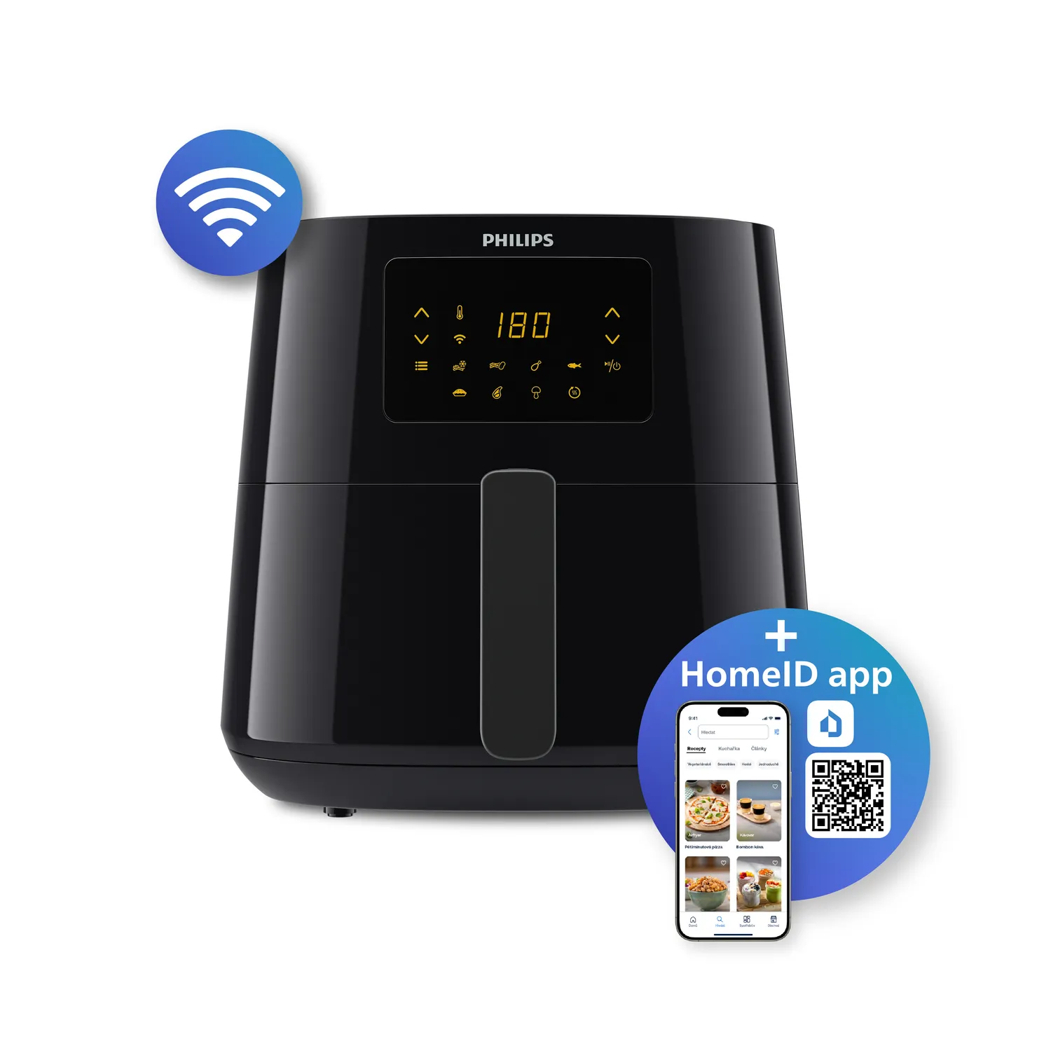 Philips Essential HD9280 Airfryer XL - airfryer, black