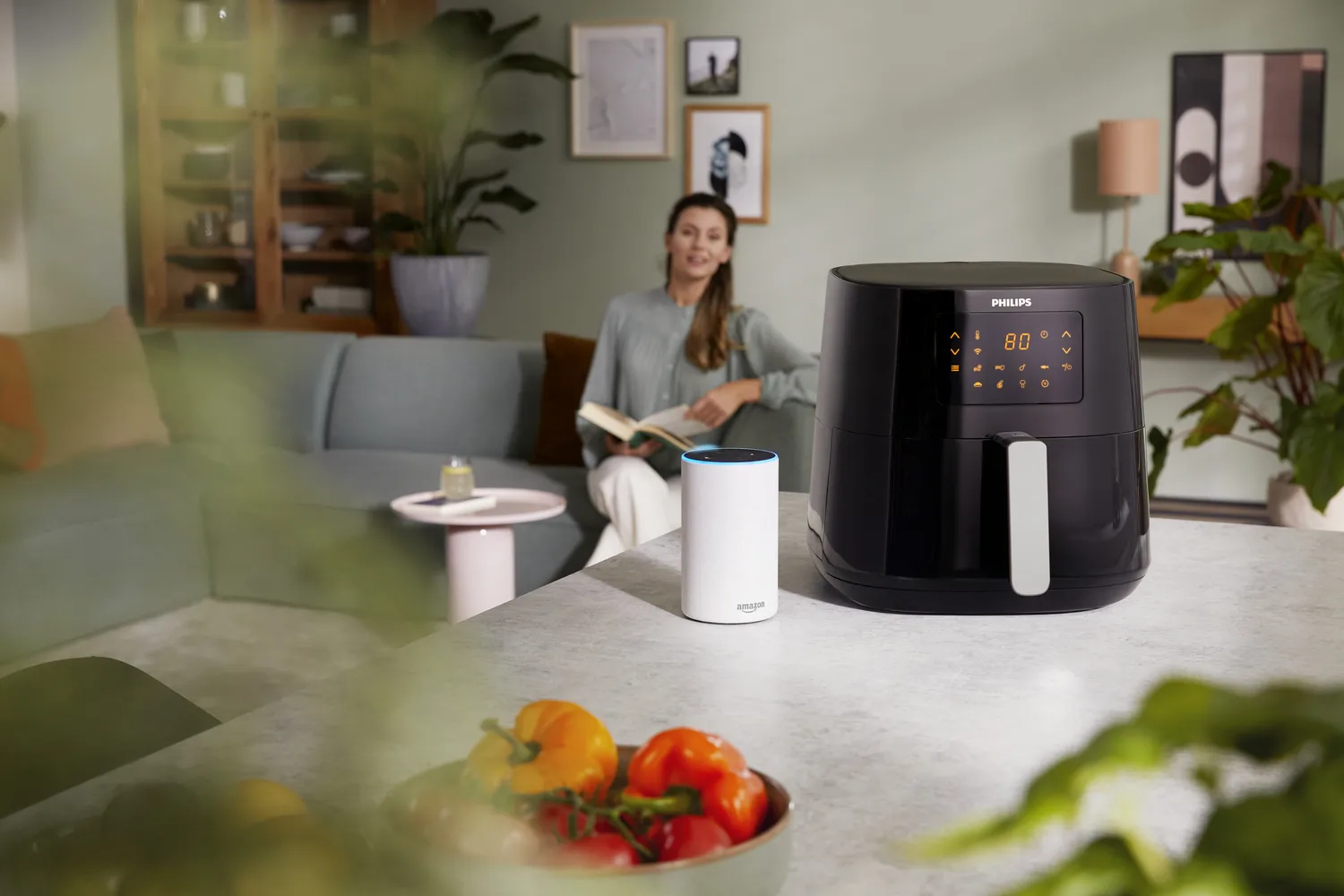 Philips Essential HD9280 Airfryer XL -airfryer, musta