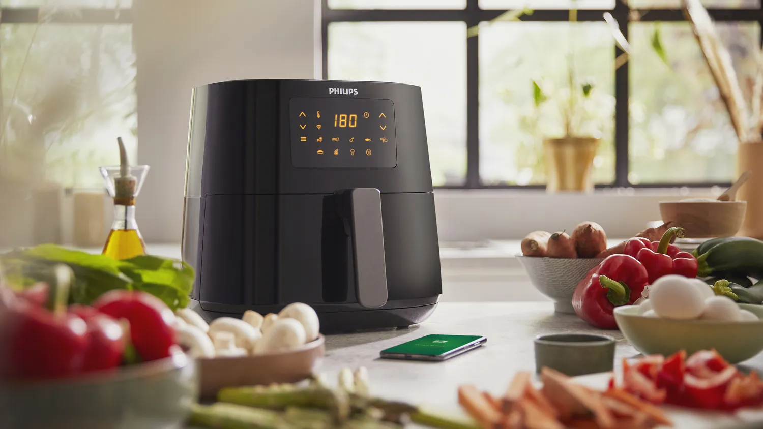 Philips Essential HD9280 Airfryer XL - airfryer, black