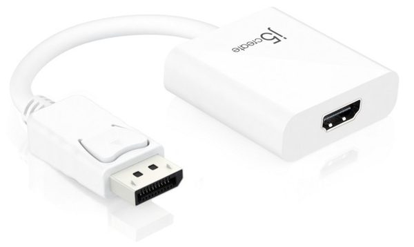 j5 create JDA154 - DisplayPort - HDMI-sovitin, DP++, 1920x1200