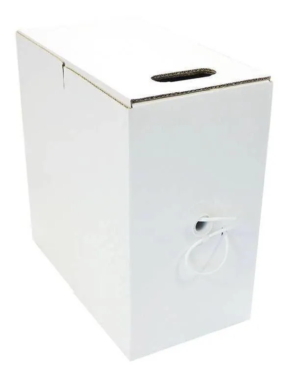 MicroConnect Cat5e U/UTP 305m -verkkokaapeli, valkoinen