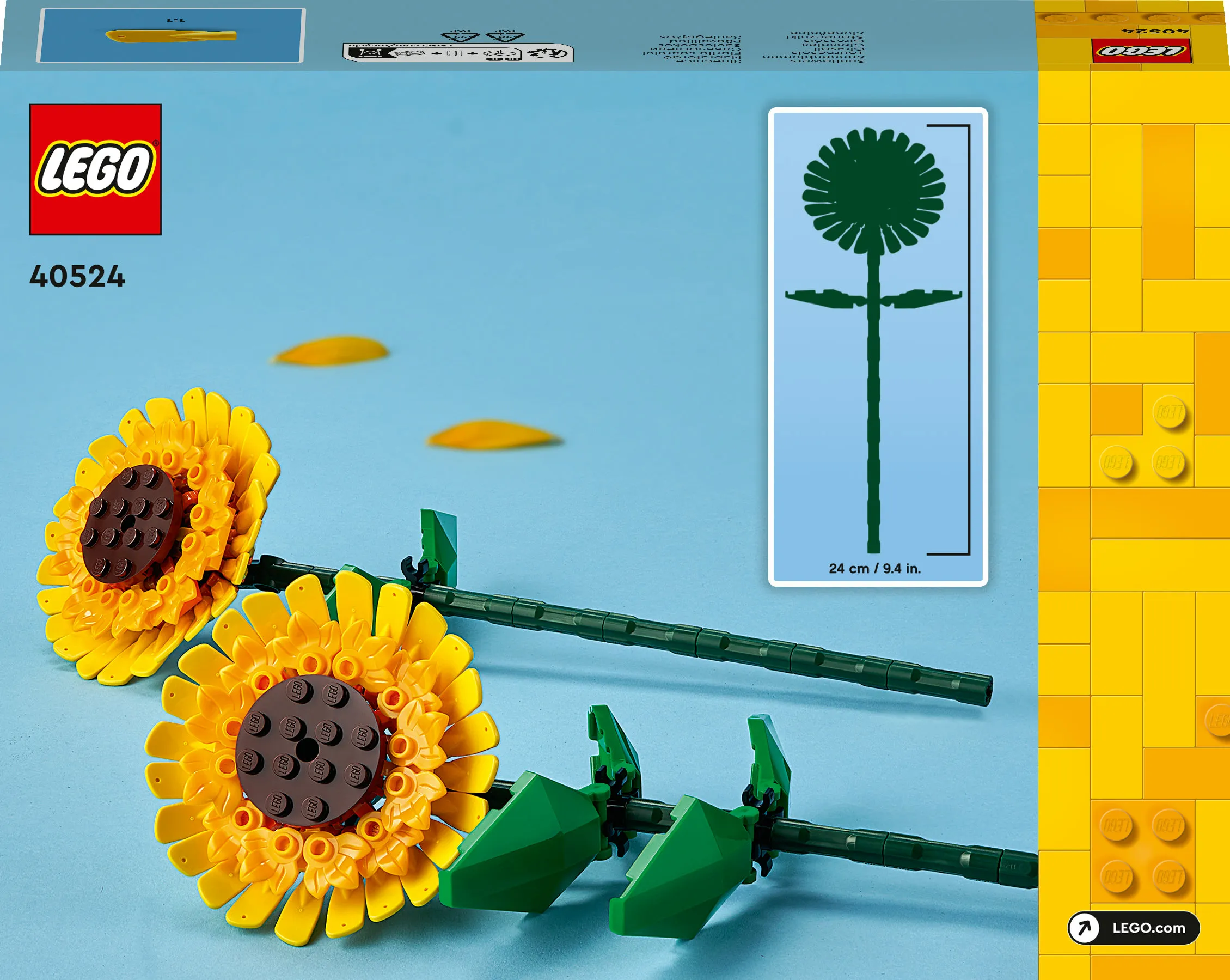 LEGO Botanicals Sunflowers 40524
