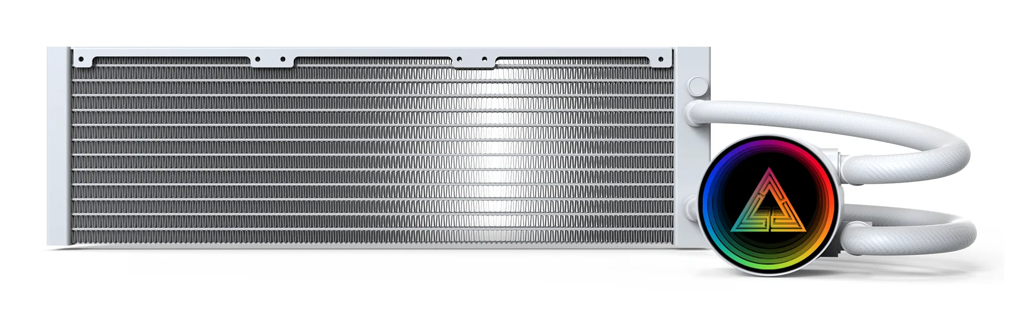 Montech LightFlow 360mm ARGB v&auml;tskekylare, vit