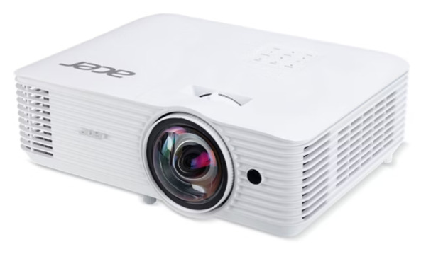Acer S1387 MR.JY811.001 Short-throw DLP WXGA 4000 ANSI lm -projektori, valkoinen