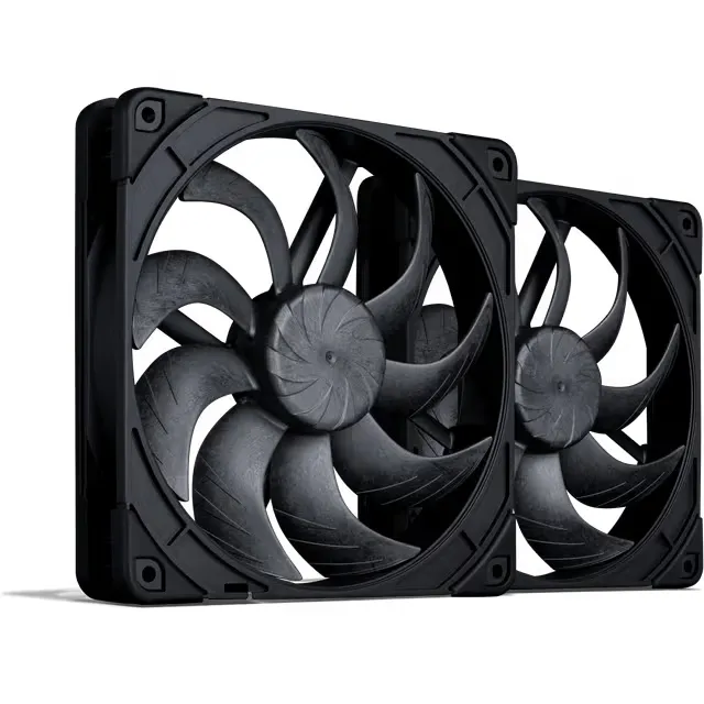 Noctua NF-A14x25 G2 PWM Sx2 CHBK chromax.black Case Fan 140 mm 2-pack Black