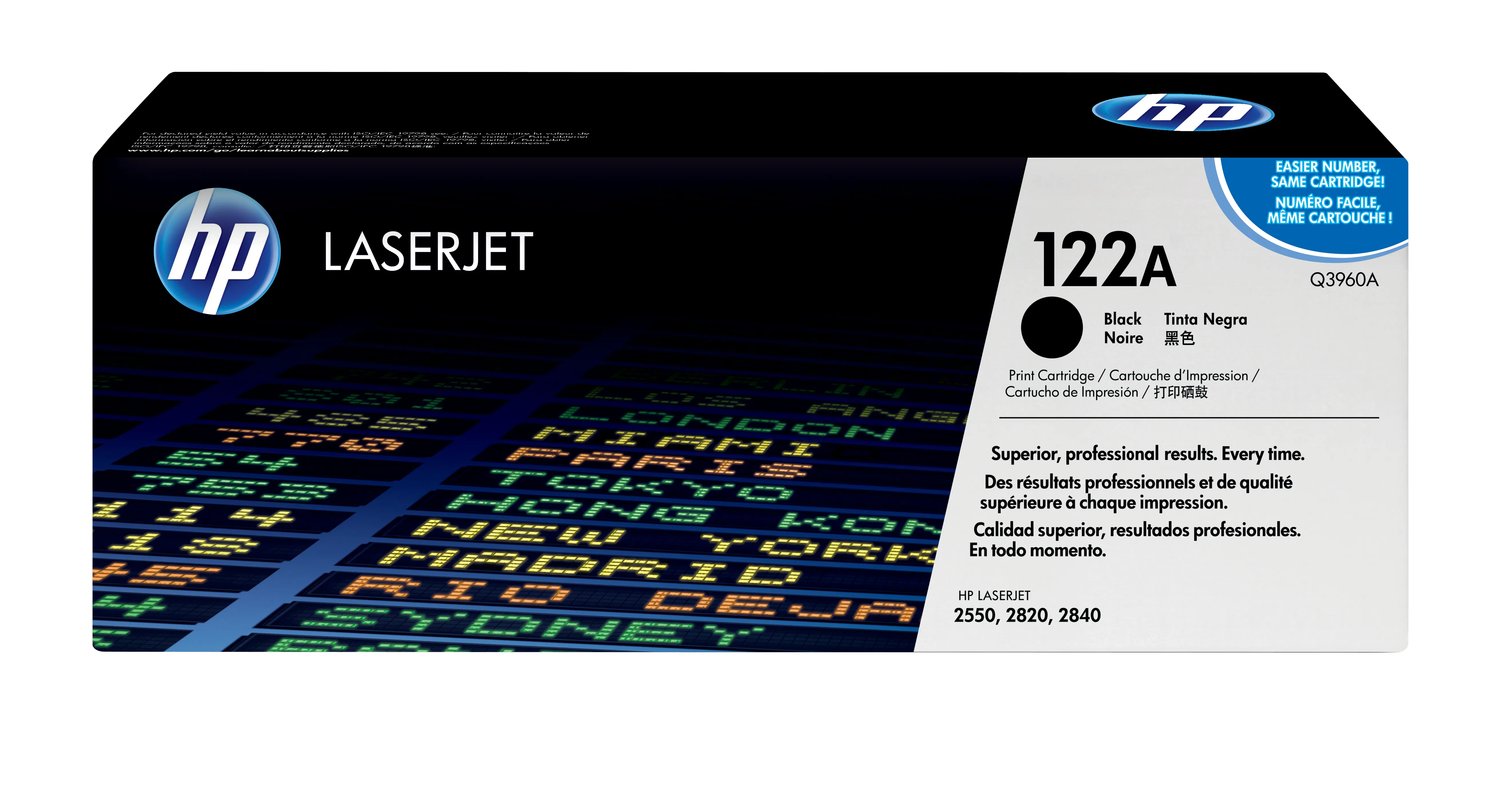 HP Q3960A toner cartridge, Black