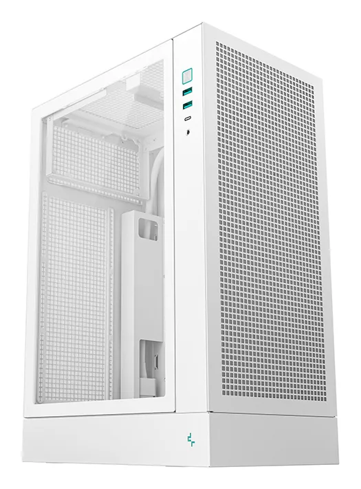 DEEPCOOL CH170 PLUS Midi-Tower Case with window, White