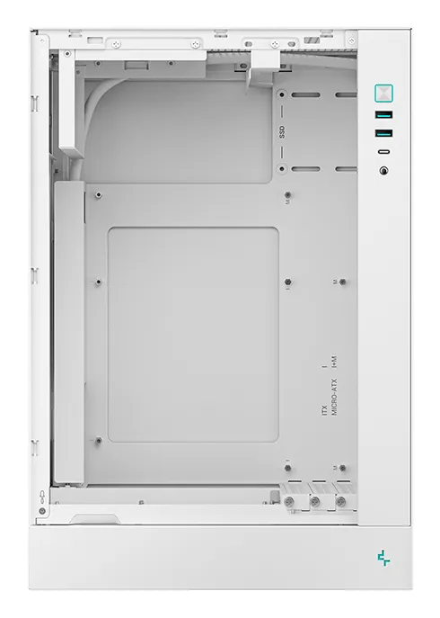 DEEPCOOL CH170 PLUS Midi-Tower Case with window, White