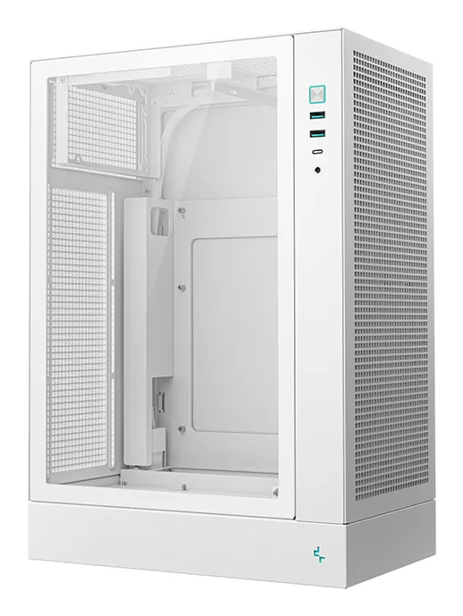 DEEPCOOL CH170 PLUS Midi-Tower Case with window, White