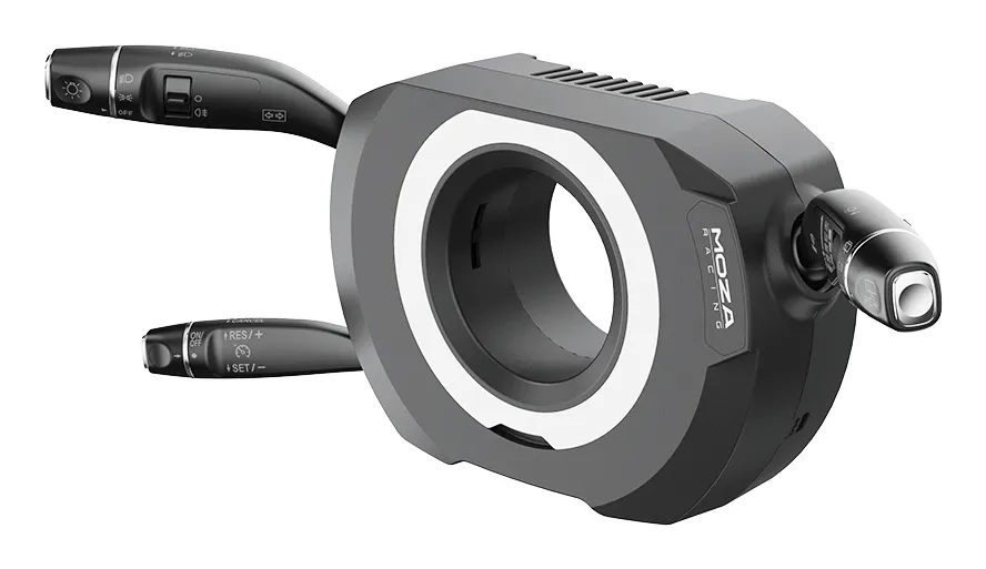 MOZA Multi-function Stalks for Truck (Levers) - 28 programmable buttons, Auto-cancelling turn signals