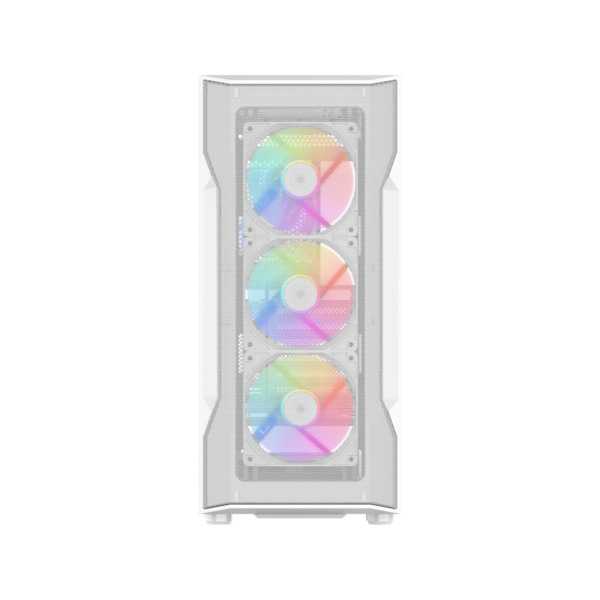 SAMA S40 Midi-Tower Case with window and RGB lighting, White