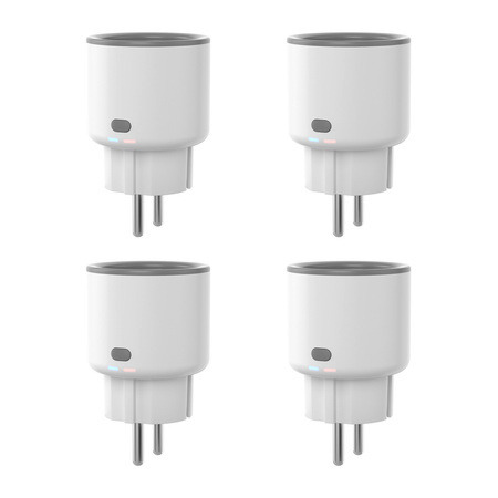 SONOFF S60TPF 4-Pack - Wi-Fi smart plug, white
