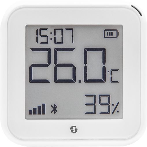 Shelly Plus H&T (Gen3) - Wi-Fi lämpötila- ja kosteusanturi, mattavalkoinen