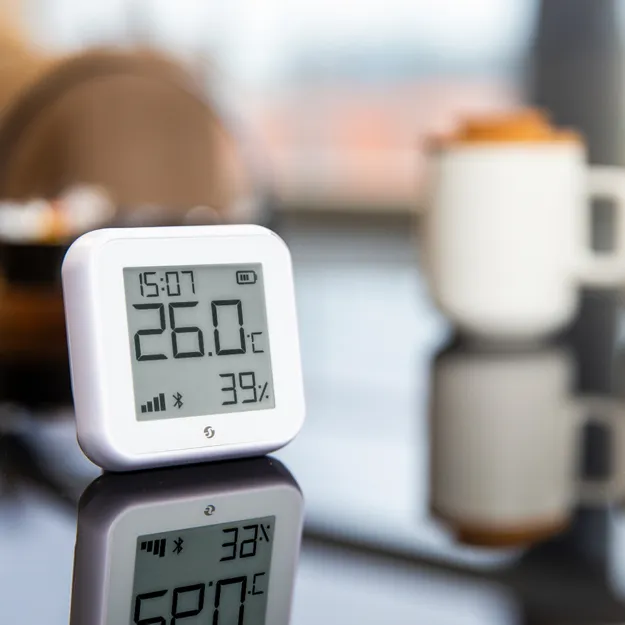 Shelly Plus H&T (Gen3) - Wi-Fi Humidity and temperature sensor, Matte White