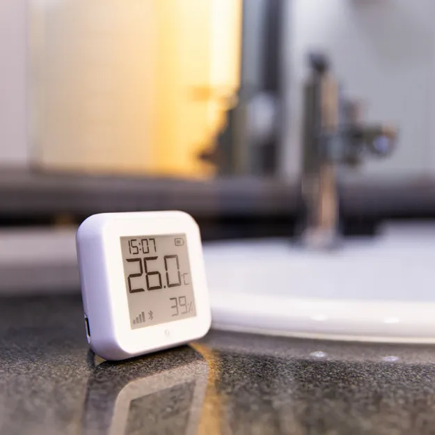 Shelly Plus H&T (Gen3) - Wi-Fi Humidity and temperature sensor, Matte White