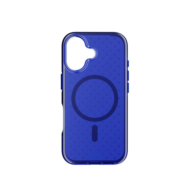 Tech21 Evo Check MagSafe, iPhone 17 -suojakuori, Electric Blue