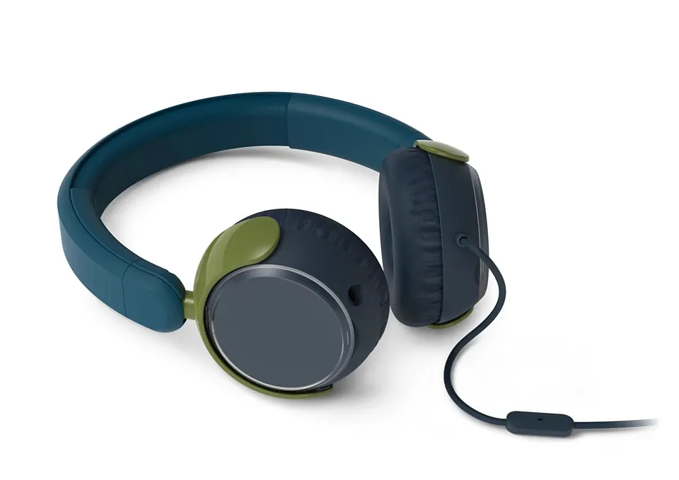 Philips TAK2000CT on-ear h&ouml;rlurar, crystal blue