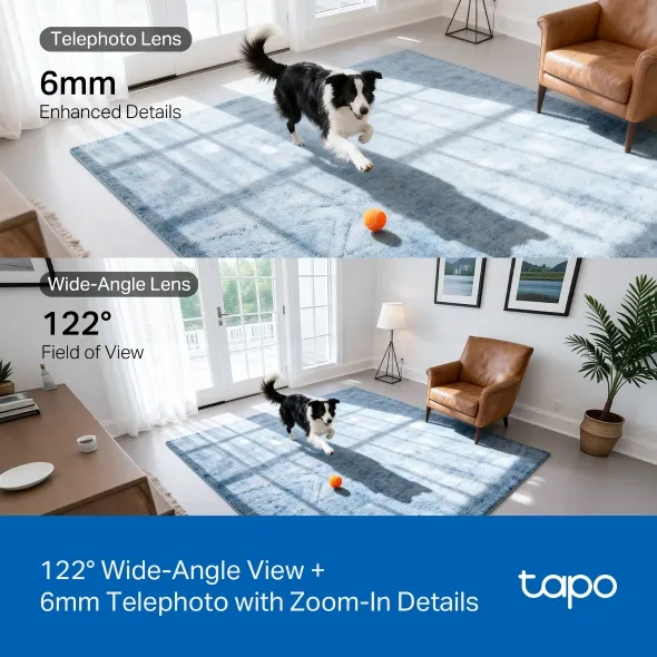 TP-Link Tapo C245D - Indoor security camera, White