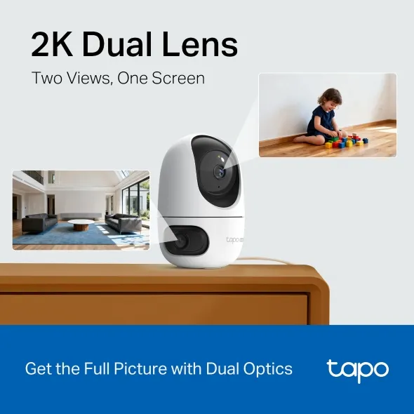 TP-Link Tapo C245D - Indoor security camera, White
