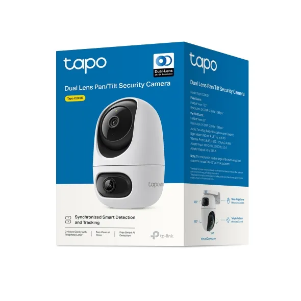 TP-Link Tapo C245D - Indoor security camera, White