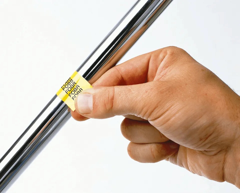 BROTHER TZEFX641 tape cassette yellow black 18mmx8m laminate for P-touch 210E 220 300 310 340 340C 350