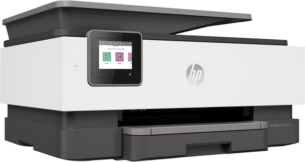 HP Officejet Pro 8022 All-in-One - Monitoimitulostin - v&auml;ri - mustesuihku - 216 x 297 mm (alkuper&auml;inen) - A4/Legal (media) - jopa 29 sivua/min (kopiointi) - jop