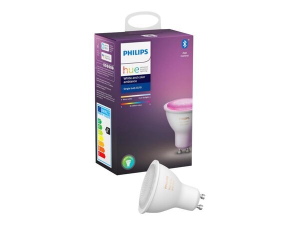 Philips Hue Color GU10 Bulb - Perfect Fit - Richer Colors - BT