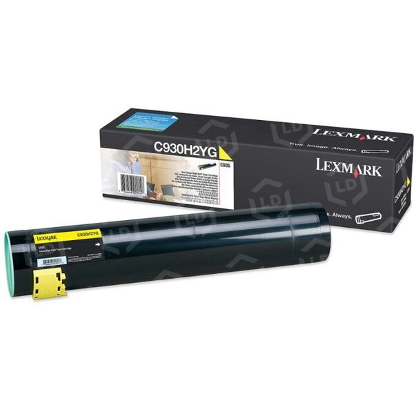 Lexmark C930H2YG High Yield lasertoner, gul
