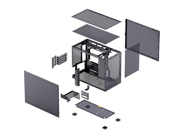 JONSBO D32 PRO MESH mini-tower chassi med f&ouml;nster, svart