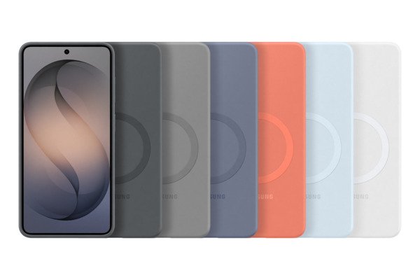 Samsung Galaxy S26 Silicone Magnet -silikonikuori, Vaaleansininen