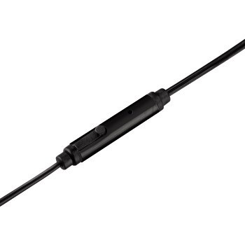 HAMA Kuuloke Shiny In-Ear Mic Black