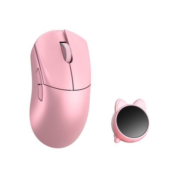 WLMouse Huan Omron Optical 8K Wireless Gaming Mouse, Pink