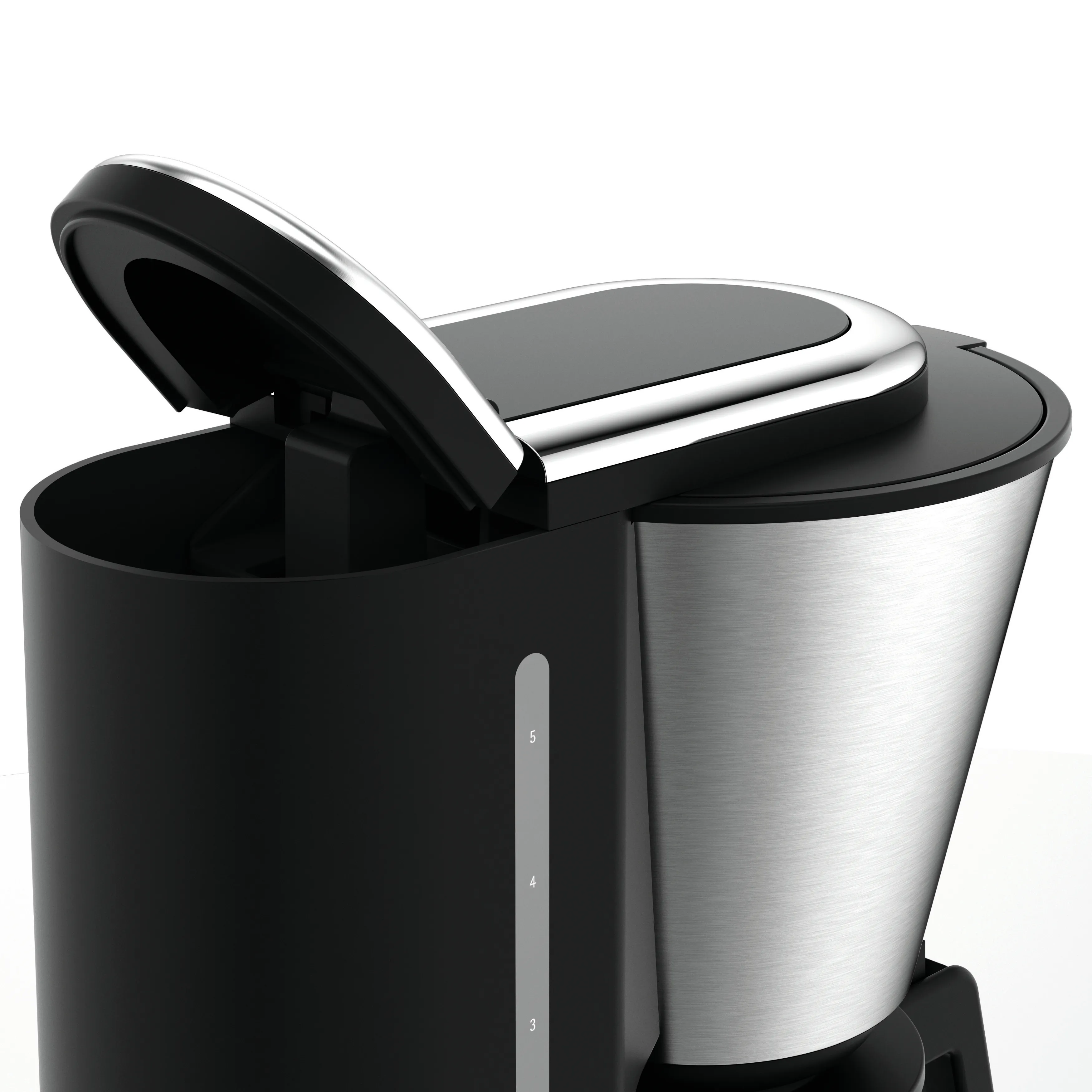 Wmf WMF KITCHEN MINIS - coffee maker, Black, Stainless steel