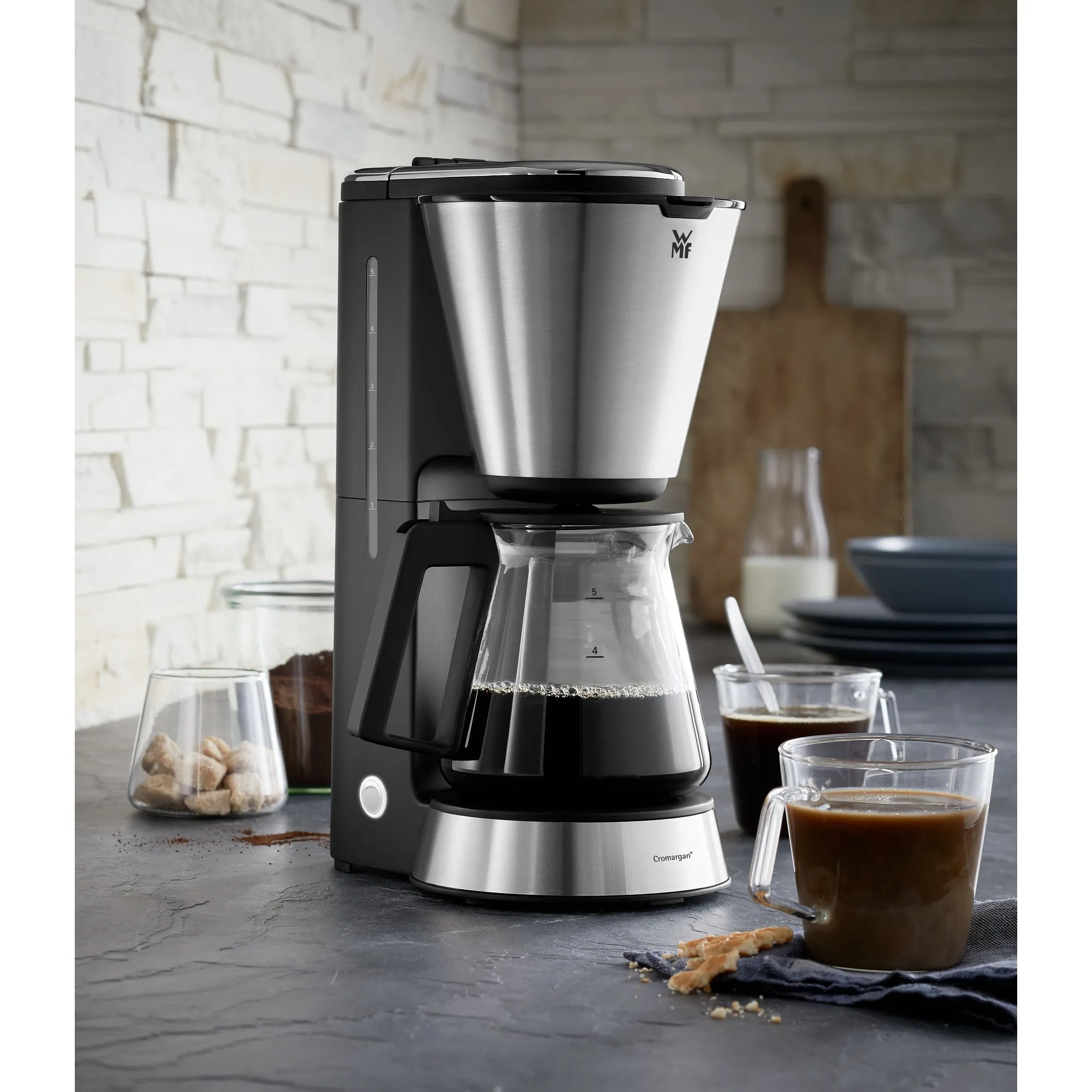 Wmf WMF KITCHEN MINIS - coffee maker, Black, Stainless steel