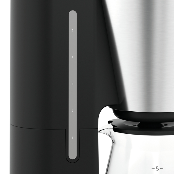 Wmf KITCHEN MINIS Aroma - kaffebryggare, Svart, Rostfritt st&aring;l
