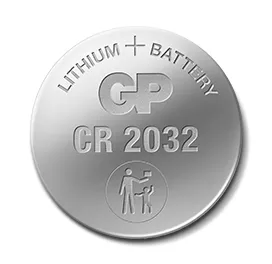 GP Lithium Cell Battery CR2032, 3V, Safety Seal, 4-pack