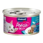 Vitakraft Po&eacute;sie Mousse Salmon, V&aring;tfoder f&ouml;r katt, Adult, 85 g