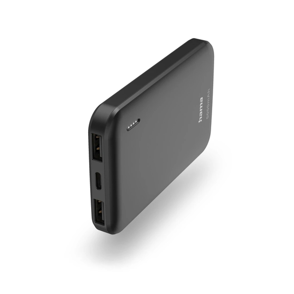 Hama 5000mAh 2xUSB-A - powerbank, Black