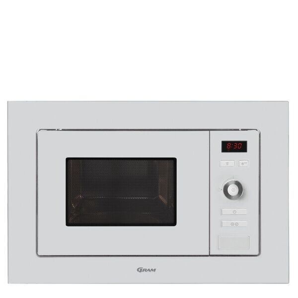 GRAM IM 26-11-90 W - integrerad mikrovågsugn, vit, 20l