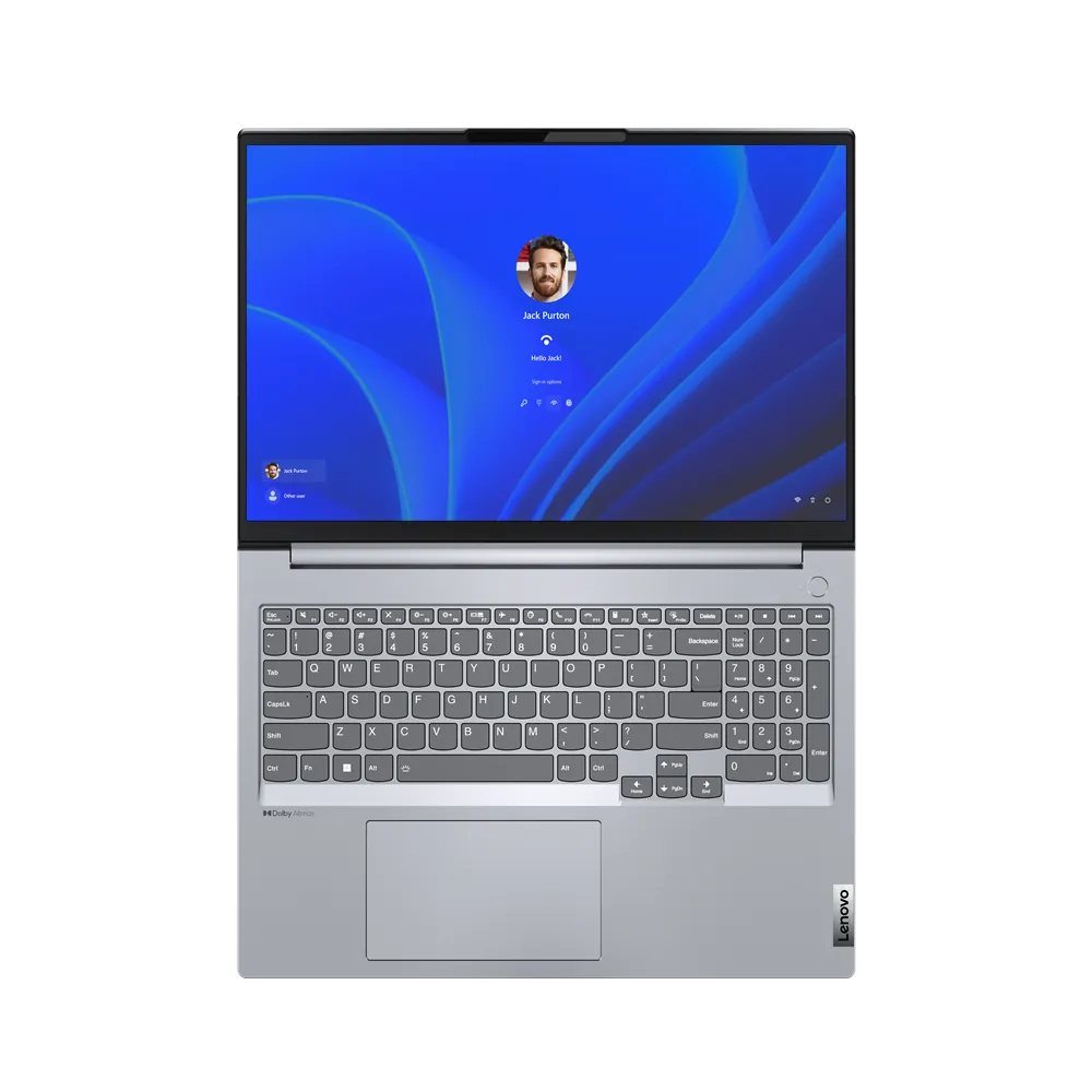 Lenovo ThinkBook 16 Gen 4+ 16" i5-1235U, 16 Gt, 256 Gt, Win 11 Pro -kannettava, harmaa