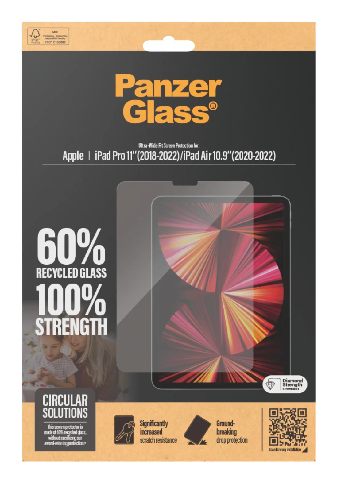 PANZERGLASS APPLE IPAD PRO - 11/AIR 10.9 2020-2022 UWF PANZERGLASS APPLE IPAD PRO - 11/AIR 10.9 2020-2022 UWF