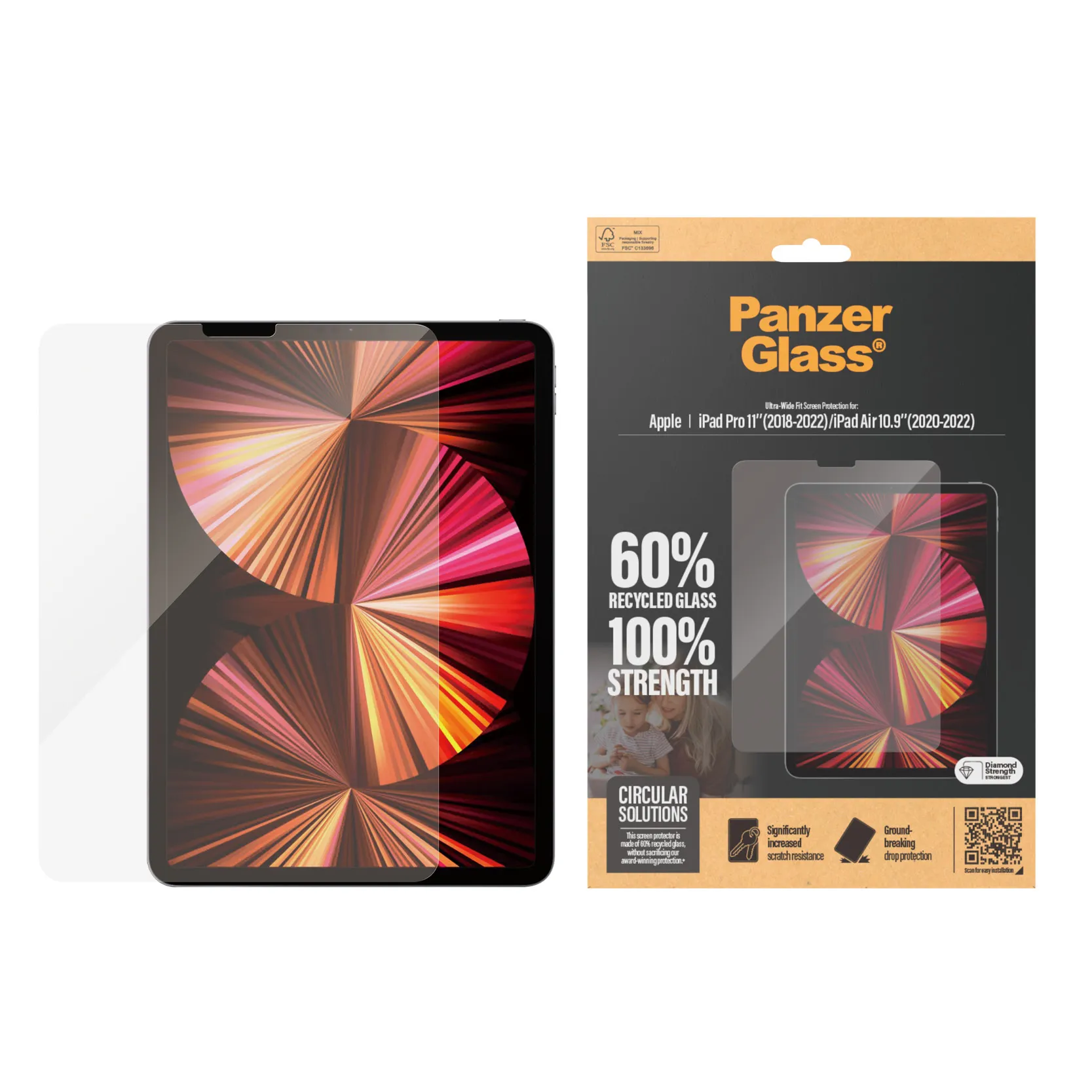 PANZERGLASS APPLE IPAD PRO - 11/AIR 10.9 2020-2022 UWF PANZERGLASS APPLE IPAD PRO - 11/AIR 10.9 2020-2022 UWF