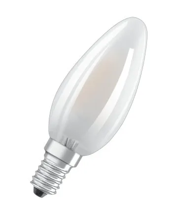 OSRAM LED Mini-Candle Bulb 4 W 470 lm 2700 K E14 Matte 3-Pack