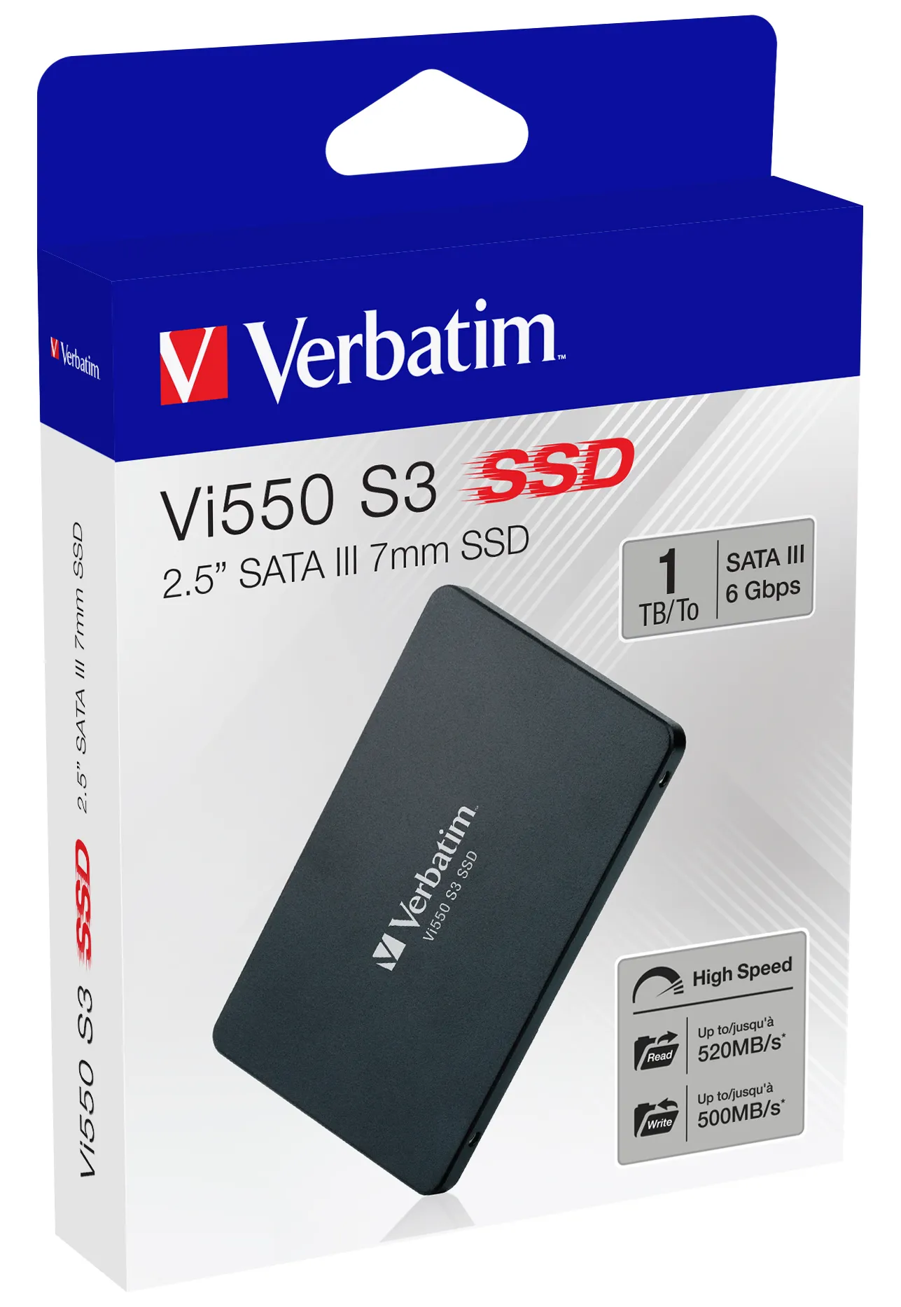 Verbatim Vi550 S3 SSD 1TB 1TB, SATA III, 2.5" - SSD