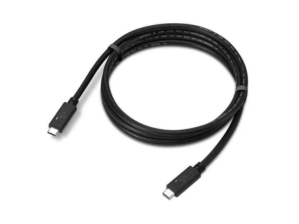 Lenovo USB4 Gen 2x2 USB-C -kaapeli, 240 W, 1,5 m, musta
